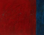 Blue and Red, 24" x 60"